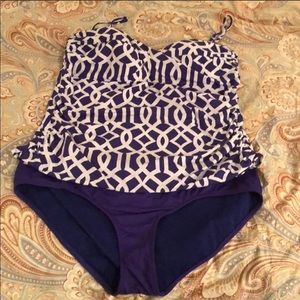 Two piece tankini bathing suit